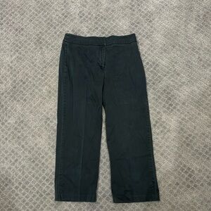 croft & barrow black dress pants cropped